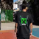 Minecraft Creeper Grid Unisex T-Shirt