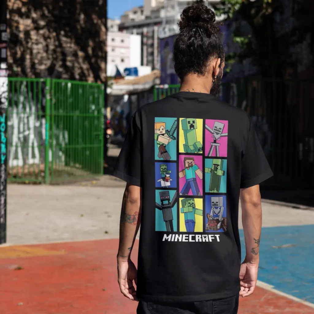 Minecraft Mob Matrix Graphic Tee