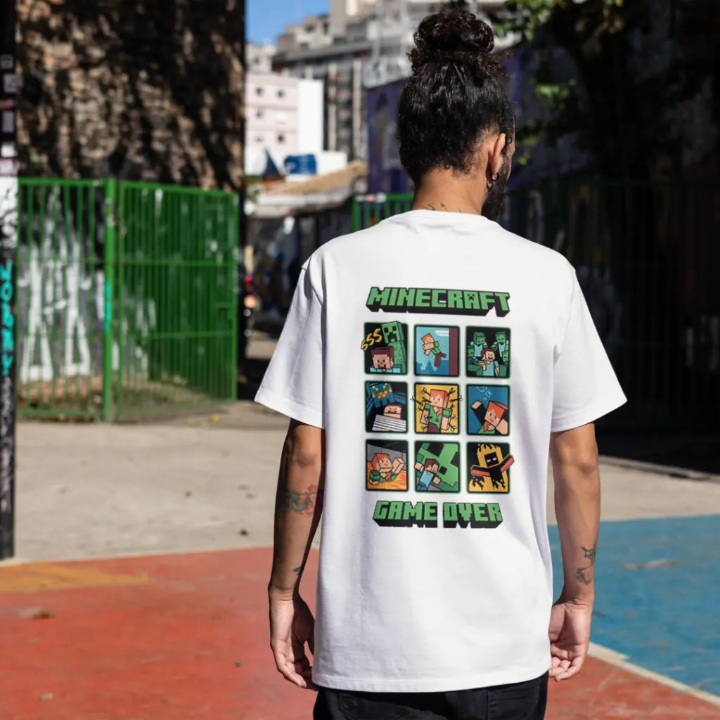 Minecraft Pixel Story Unisex Tee