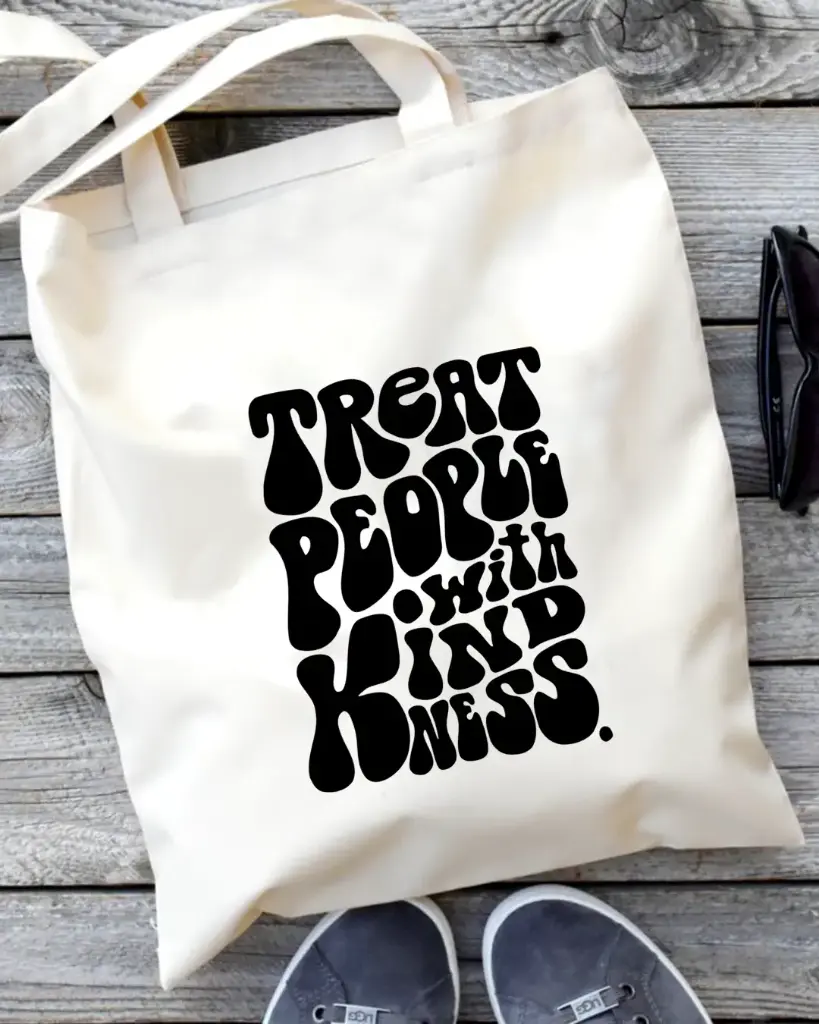 Word Wave Tote Bag