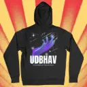 Udbhav Official Black Hoodie