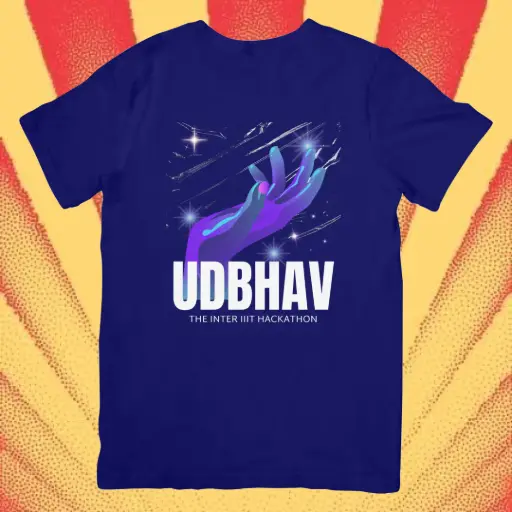 Udbhav Official Blue T-Shirt